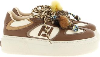 Fendi Brown Logo Match Sneakers