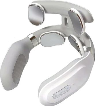 OEM Massaggiatore Cervicale Con Design A 4 Testine - Massaggiatore Cervicale Elettrico Riscaldato Con Delicata Vibrazione - Allevia Il Dolore Al Collo E A