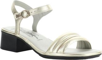 FLY London Eiva Metallic Leather Sandal