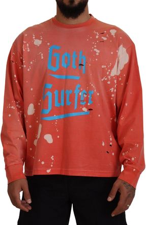 Dsquared2 Dsquared² Printed Long Sleeves Pullover Mens Sweater (Pre-Owned)