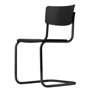 Thonet S 43 Stuhl, Classics in Colour, schwarz / Buche schwarz gebeizt (TP 29)
