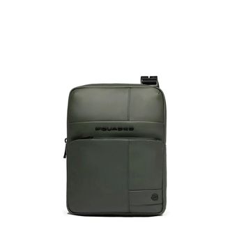 Piquadro Messenger Bags, male, Green, Size: ONE SIZE iPad Crossbody Bag