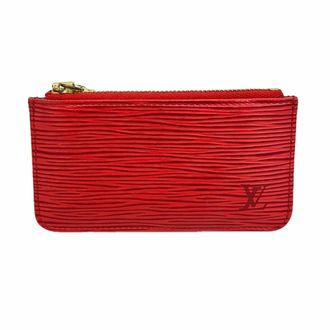 Louis Vuitton Castilian Red Coin Purse/Coin Case (Pre-Owned)