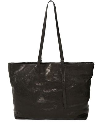 Ann Demeulemeester Leren shopper - Zwart