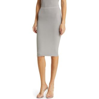 House of CB Shahla Pencil Skirt in Grey at Nordstrom, Size X-Small
