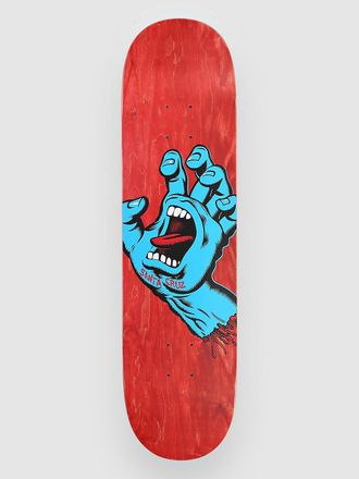 Santa Cruz Screaming Hand 8.0 Skateboard Deck rood