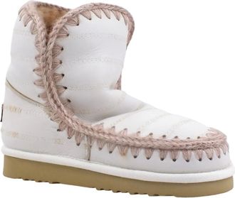 Mou Schoenen, Dames, Wit, 37 EU, Leer, Winterlaarzen