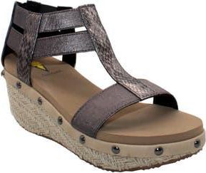 Volatile Zayanta Wedge Sandal in Pewter at Nordstrom Rack, Size 7