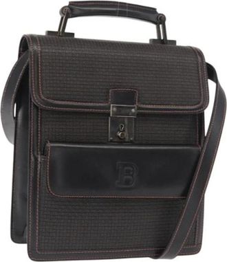 Bally Pre-owned Cross Body Bags, female, Black, Size: ONE SIZE Pre-owned Leather Shoulder Bag