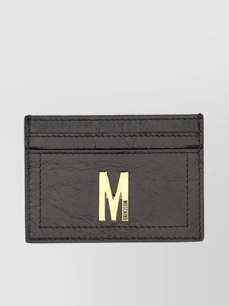 Moschino leather card holder