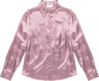 Nenette Camicia dal taglio sfiancato - Dames - Overhemden - Roze - S - Overhemden