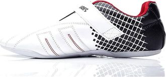 Generic Taekwondo Shoes, Lightweight Breathable Martial Arts for Children Teenager Sport Boxing Kung Fu Taichi(10.5 UK Child) White