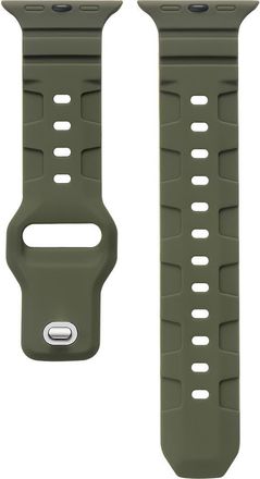 Posh Tech Ridge Silicone 27mm Apple Watch Watchband in Green at Nordstrom Rack, Size 40Mm/ 41Mm / 42Mm