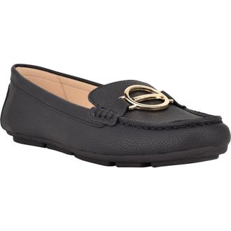 Calvin Klein Layne Buckle Loafer in Black Ll at Nordstrom Rack, Size 5.5