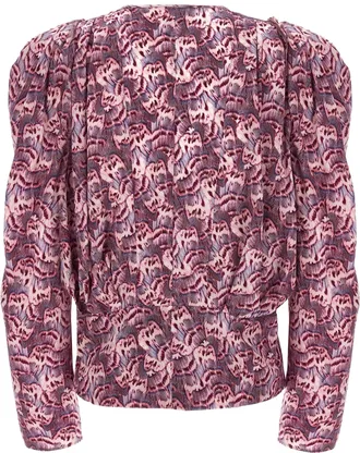 Isabel Marant Zarga Blouse - Plum
