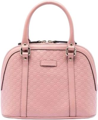 Gucci Pre-owned Handbags, female, Pink, Size: ONE SIZE Pre-owned Satchel
