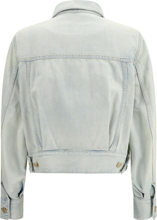 Jacob Cohen Womens Denim Jacket Medium Blue Cotton; Lyocell