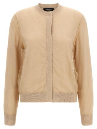 Fabiana Filippi Brown Virgin Wool Womens Cardigan