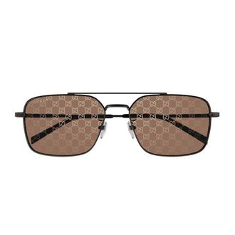 Gucci Gg1957 Sa Linea Institutional Logo Gunmetal