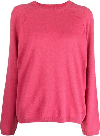 A.P.C. cut-out jumper - women - Cotton/Cashmere - M - Pink