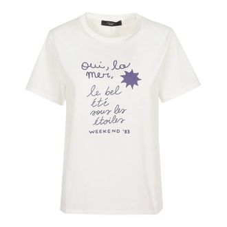 Max Mara T-Shirts, female, White, Size: XS T-Shirt