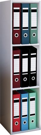ebuy24 Estante De Madera Vcm De Pie Gabinete De Archivo De Ahorro De Espacio Dimensiones: Al. 107 X An. 34 X P. 30 Cm Estante Elegante De Pie Estante De Ofic