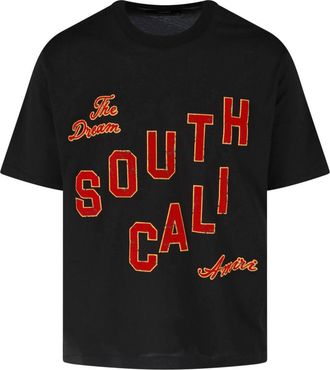 Amiri Black South Cali Cotton T-Shirt