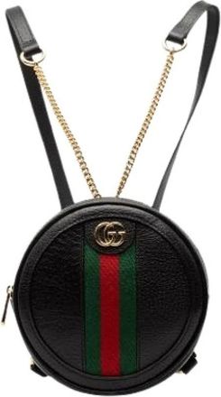 Gucci Pre-owned Backpacks, female, Black, Size: ONE SIZE Pre-owned Ophidia Backpack