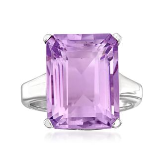 Ross-Simons Amethyst Ring in Sterling Silver