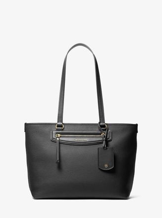 Michael Kors Jet Set Travel Medium Pebbled Leather Tote Bag