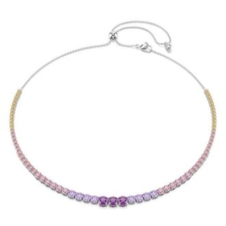 Swarovski Matrix Rhodium-Plated Crystal Necklace