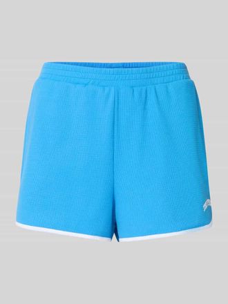 The Upside Regular Fit Shorts mit Logo-Print in Blau, Gr&ouml;&szlig;e XS