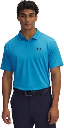 Under Armour Mens Matchplay Polo, (452) Ether Blue / / Midnight Navy, Medium