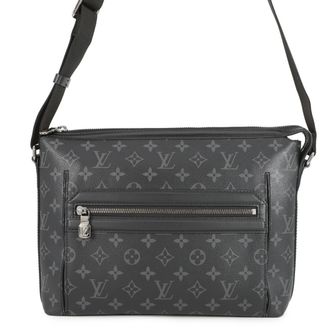 Louis Vuitton Monogram Eclipse Black Noir Monogram Eclipse Shoulder Bag (Pre-Owned)
