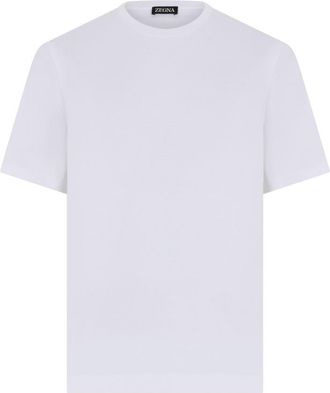 Ermenegildo Zegna White Cotton T-shirt
