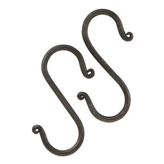 Tag Hand Forged S Hook Set of 2 Black Iron Kitchen Decor at Nordstrom