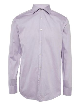 BOSS Pre-owned overhemd met lange mouwen - Paars