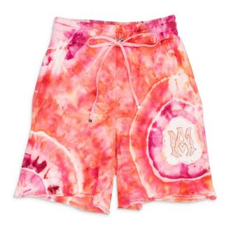 Amiri Orange / Pink Tie Dye Ma Sweatshorts