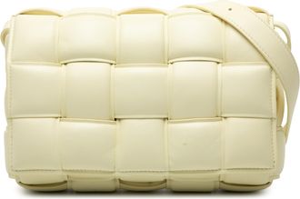 Bottega Veneta Pre-owned Womens Nappa Intrecciato Padded Cassette Crossbody - Light Grey Leather - One Size