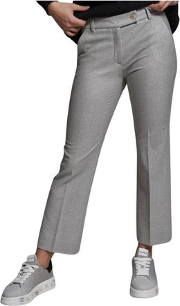 Via Masini 80 Stijlvolle broek voor mannen - Dames - Vrijetijds broeken - Grijs - L - Broeken