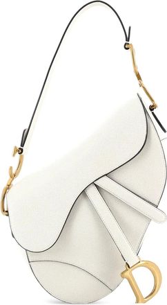 Dior Borsa a spalla Saddle media in pelle - Toni neutri
