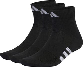 adidas Performance Light Mid-Cut Socks 3 Pairs Black IC9530