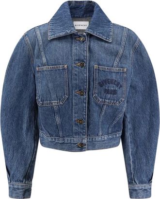 Givenchy Denim Jackets, female, Blue, M, Cocoon Jacket