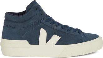 Veja High-top sneakers met logopatch - Blauw