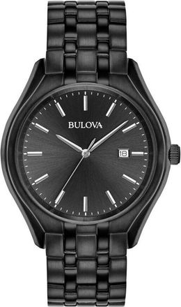 Bulova Classic Black Dial Mens Watch 98B289