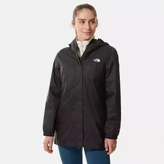 The North Face Antora Rain Jacket Womens Black Waterproof Full Zip GBO2796