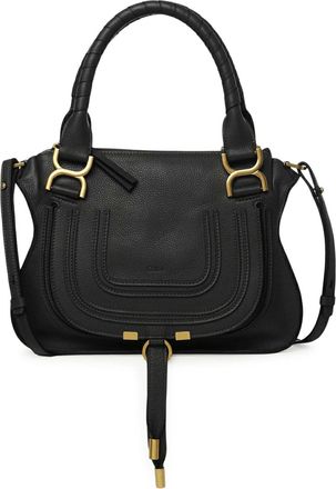 Chlo&eacute; SMALL MERCIE BAG IN GRANATE LEATHER - Chloe - Woman