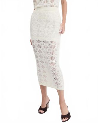 Favorite Daughter Womens The Courtside Skirt In White