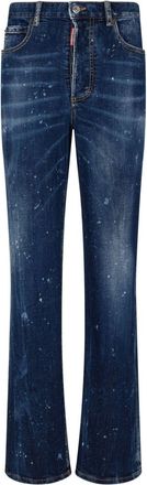 Dsquared2 Twiggy flared jeans - women - Spandex/Elastane/Cotton/Cotton/Polyester - 40 - Blue