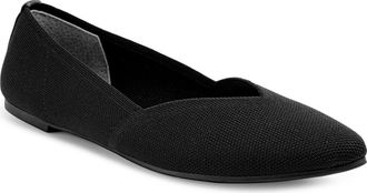 Me Too Alivia Pointed Toe Flat in Black at Nordstrom, Size 6.5
